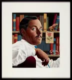 Tennessee Williams by Howard Koslow, Oil on artist board, offered Nov 2025