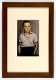 As Genet (Jean Genet 1910 - 1986) by John O' Reilly, collage of Genet's body with O'Reilly's confirmation picture, offered Nov 2025