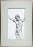 Untitled by Olaf, 1983, Graphite on paper, offered Nov 2025