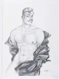 Untitled by Edmund "Ed" Cervone, 1992, Graphite on paper, offered Nov 2025