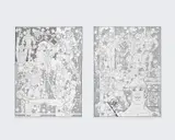 Olympics by MATT, Ink and graphite on paper. Two, offered Nov 2025