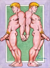 Colored by Étienne, ink and alcohol marker on paper, offered Nov 2025