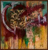 Untitled by Elvis Aviles, Oil on canvas. 1993, offered Oct 2025
