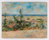Trees and Dunes by Gordon F. Peers, 1949, Oil on canvas, offered Oct 2025