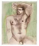 Untitled by Peter Flinsch, Pastel on paper. 1976, offered Aug 2025