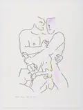 010 Tom MR by Rod Jenson, 1997, Ink and watercolor on paper, offered Aug 2025