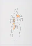 008 Tom MR by Rod Jenson, 1997, Ink and watercolor on paper, offered Aug 2025