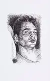 Untitled by Martin Betts, Ink on paper. Initialed on the bottom right, offered Aug 2025