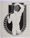Untitled by M. Brooks Jones, 1975, Ink, pencil and white gouache, offered Aug 2025