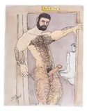 Untitled by Billy Thrash, Ink and watercolor on paper, offered Aug 2025
