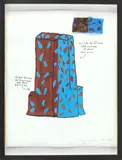 Who's Who by Size (University of California Sample), Jacob Grimm and Wilhelm Grimm by Meg Cranston, 1993, Gouache, fabric, paper, offered Jul 2025