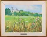 Valencay Loire Valee by Helene B. Burnouf Proteau, 1989, Oil on canvas, offered Jul 2025
