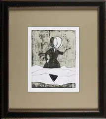 Super Model by Clare Rojas, 1996, Etching, offered Jul 2025