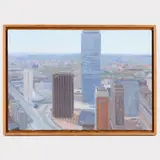 Towers III by Marcia Lloyd, 1981, Oil on canvas, offered Jul 2025