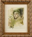 Untitled by Conger Metcalf, Watercolor and pencil on paper, offered Jul 2025