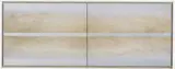 Painting from the artist's "Sand Series." Sand and minerals with by Elaine Kurtz, acrylic on double canvas. 1987, offered Jul 2025