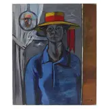 Self-Portrait by Florence Peers Leif, 1961, Oil on canvas, offered Jul 2025