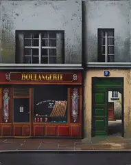 Montmartre by Thomas Pradzynski, Acrylic. 09.19.83 (1983), offered Jul 2025