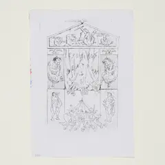 Erotikon Theatro by Félicien Rops, Etching. Marked 'E730' on the bottom right, offered May 2025