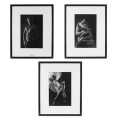 A collection of three (3) photographs signed by the artist.'Nude Dancer.' by Jerry Stevens, 1994, Photograph, offered May 2025