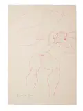 1 June '86 by Laurence Herbert Scott, 1986, pencil on paper. Completed drawings on both sides of the paper, offered May 2025
