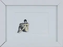 A Man Planning His Next Move by Florencio Lennox Campello, 2013, Graphite and watercolor, offered Feb 2025