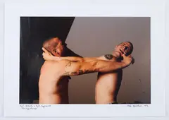 Sgt. Nooly and Sgt. Sopiano by Rita Leistner, 2003, Photograph, offered Feb 2025