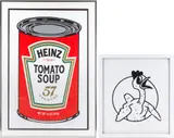 "Chicken icon." by Joe Bradley, 2013, Serigraph, after the cover of a self-titled artist book published by Karma, New York, offered Feb 2025
