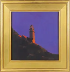 â€œHighland Light." by Robert Cardinal, Acrylic on canvas, offered Feb 2025