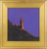 â€œHighland Light." by Robert Cardinal, Acrylic on canvas, offered Feb 2025