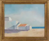 By The Sea: Adriatic Italy by Marino Roncari, 2001, Oil on board, offered Feb 2025