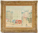 Sur Le Boulevard - Paris by Johannes Schiefer, Oil on canvas, offered Feb 2025