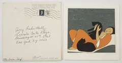 Women and Cats by Will Barnet, Serigraph, offered Feb 2025