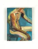 Untitled by Candy Barr, Oil on board, offered Dec 2024
