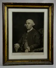 Untitled by John Jones, 1792, mezzotint portrait "William Strahan, sold Feb 2019