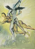 Divine Comedy by Salvador Dalí, lithograph, sold Feb 2019