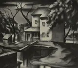 Lock House #64 by G. Ralph Smith, lithograph, sold Feb 2019