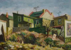PA artist by Walter Condit, oil on canvas, sold Feb 2019