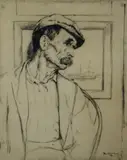 Cape Cod Fishermann by William Auerbach-Levy, etching, sold Feb 2019