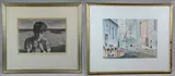PA artist by Howard N. Watson, watercolor "Mummer's Parade", sold Feb 2019