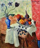 still life painting by Jack Berkman, oil on canvas, sold Feb 2019