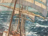 Rolling her easting down by Claude Muncaster, 1932, Oil on canvas, sold Aug 2026