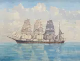 Atlantic swell by Claude Muncaster, 1947, oil, sold Aug 2026