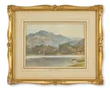 Ben venue, loch achray by Myles Birket Foster, Pencil and watercolour, heightened with touches of bodycolour, sold Aug 2026