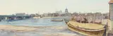 Low water: bankside by Claude Muncaster, Watercolour on two joined sheets Indistinctly signed, sold Aug 2026