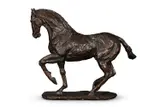 A large equestrian bronze of a striding horse by Elizabeth Macdonald-Buchanan, sculpture, sold Aug 2026