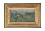 Outside san gimignano, tuscany by Peter Greenham, Oil on board, sold Aug 2026