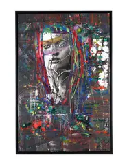 Untitled by Raphael Mazzucco, Mixed media on canvas, sold Aug 2026
