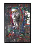 Untitled by Raphael Mazzucco, Mixed media on canvas, sold Aug 2026