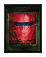 Untitled by Raphael Mazzucco, Mixed media on canvas, sold Aug 2026
